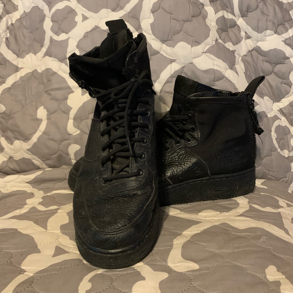 Nike SF Air Force 1 Mid Black Dark Hazel